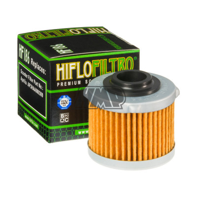Filtro de Óleo HifloFiltro HF186 Aprilia Scooter 125 / 200 Scarabeo